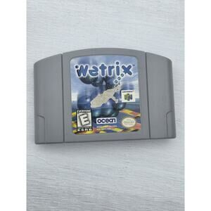 1998 Wetrix Nintendo 64 Video Game N64 Cartridge Only Cart
